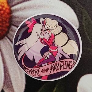 Charlie And Vaggie Pop Socket - Hazbin Hotel